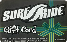 Surf Ride Gift Card (In Store ONLY) — Surf Ride